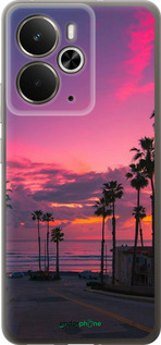 Силіконовий чехол Пальми для Realme 14 5G / 14T 5G - 5873u-4024 изображение 