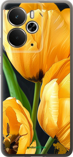 Силиконовый чехол Желтые тюльпаны для Realme 14 5G / 14T 5G - 5991u-4024 изображение 
