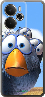 Силиконовый чехол Angry Birds для Realme 14 5G / 14T 5G - 6008u-4024 изображение 