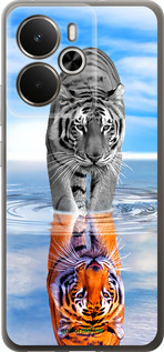 Силиконовый чехол Тигр для Realme 14 5G / 14T 5G - 6016u-4024 изображение 