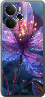 Силиконовый чехол Магический цветок для Realme 14 5G / 14T 5G - 6038u-4024 изображение 