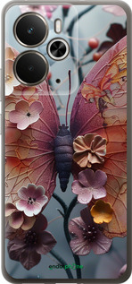 Силиконовый чехол Fairy Butterfly для Realme 14 5G / 14T 5G - 6048u-4024 изображение 