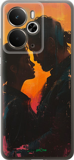 Силиконовый чехол Любовь на полотне для Realme 14 5G / 14T 5G - 6067u-4024 изображение 