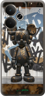 Силіконовий чехол Bronze kaws v2 для Realme 14 5G / 14T 5G - 6098u-4024 изображение 