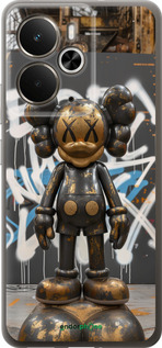 Силиконовый чехол Bronze kaws v3 для Realme 14 5G / 14T 5G - 6099u-4024 изображение 