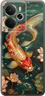 Силиконовый чехол Мелодия Лотоса для Realme 14 5G / 14T 5G - 6106u-4024 изображение 
