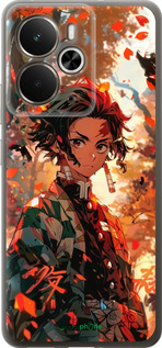 Силиконовый чехол Tanjiro для Realme 14 5G / 14T 5G - 6130u-4024 изображение 
