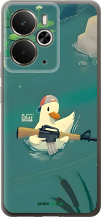 Силиконовый чехол Уточка с автоматом для Realme 14 5G / 14T 5G - 6356u-4024 изображение 