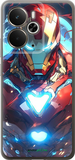 Силиконовый чехол Железный человек для Realme 14 5G / 14T 5G - 6372u-4024 изображение 