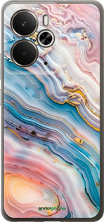 Силиконовый чехол Мрамор красивый для Realme 14 5G / 14T 5G - 6376u-4024 изображение 