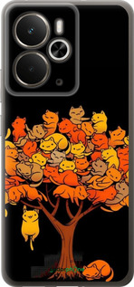 Силиконовый чехол Дерево и котики для Realme 14 5G / 14T 5G - 6516u-4024 изображение 