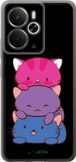 Силиконовый чехол Милые кошки для Realme 14 5G / 14T 5G - 6518u-4024 изображение 