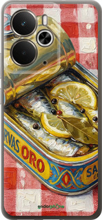 Силіконовий чехол Vintage Sardine Tin Phone для Realme 14 5G / 14T 5G - 6772u-4024 изображение 