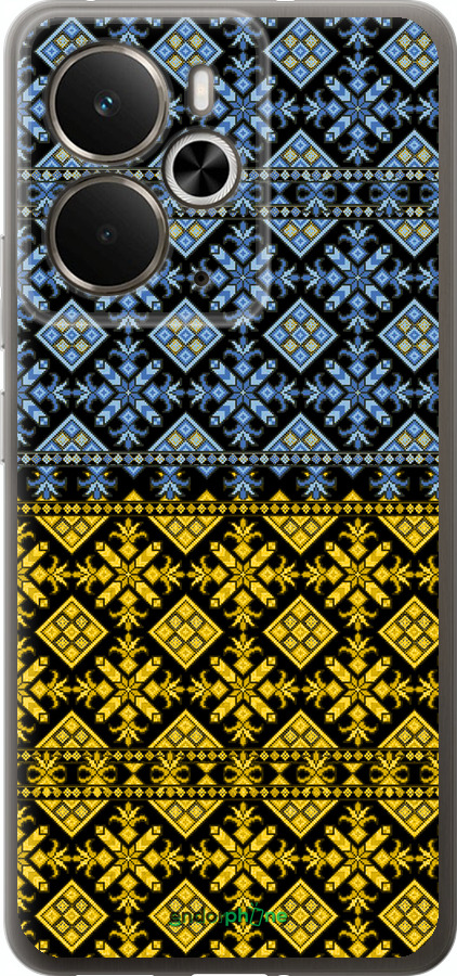 Силиконовый чехол Жовто-блакитна вишиванка для Realme 14 5G / 14T 5G - 1169u-4024 изображение 