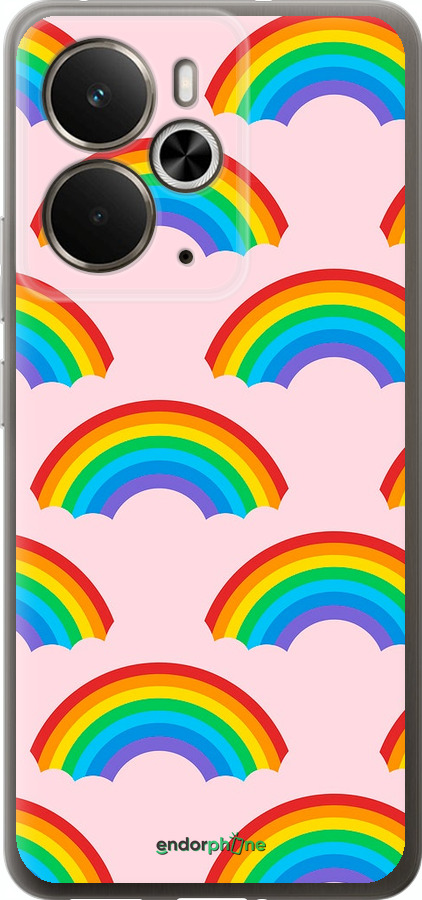 Силиконовый чехол Rainbows для Realme 14 5G / 14T 5G - 4478u-4024 изображение 