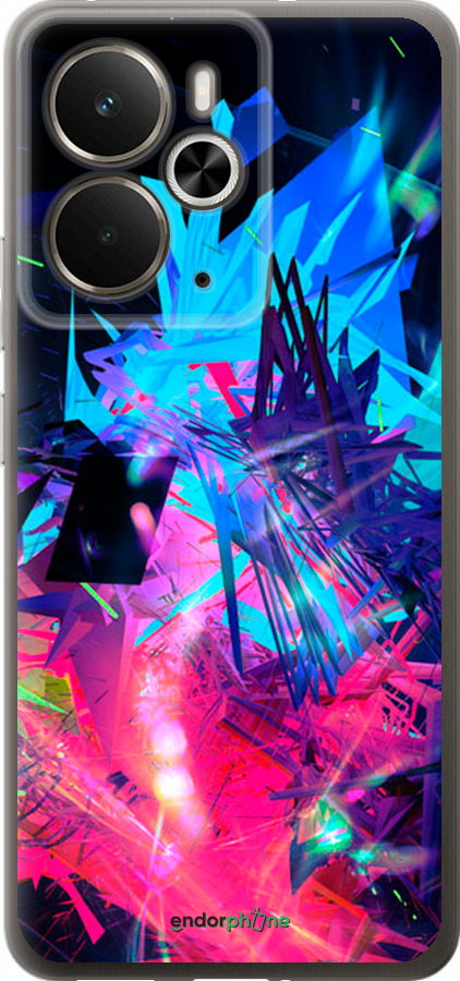 Силіконовий чехол Абстрактний чохол для Realme 14 5G / 14T 5G - 4681u-4024 изображение 
