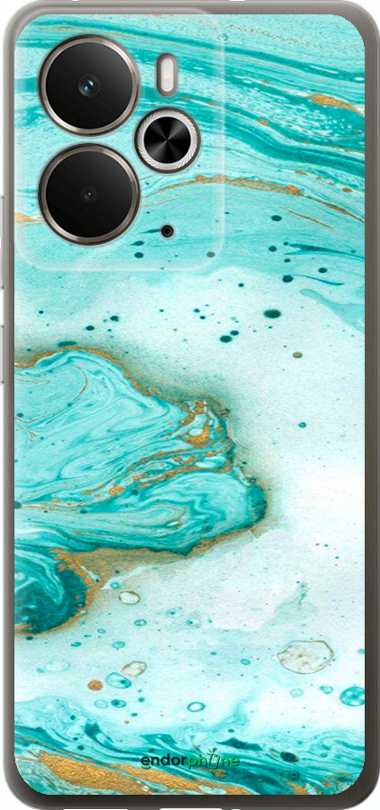 Силиконовый чехол Мраморный для Realme 14 5G / 14T 5G - 4895u-4024 изображение 