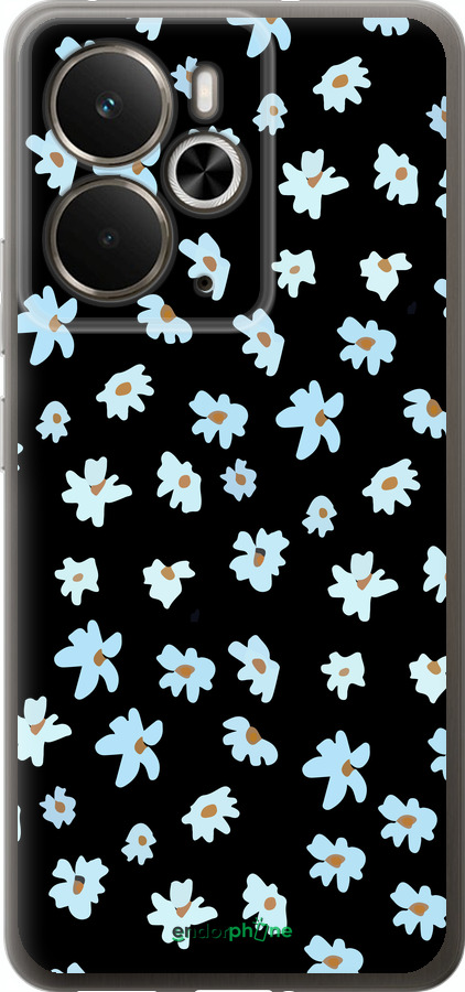 Силиконовый чехол Цветочный для Realme 14 5G / 14T 5G - 4900u-4024 изображение 