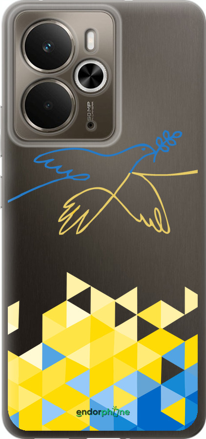 Силиконовый чехол Птица мира для Realme 14 5G / 14T 5G - 5231u-4024 изображение 