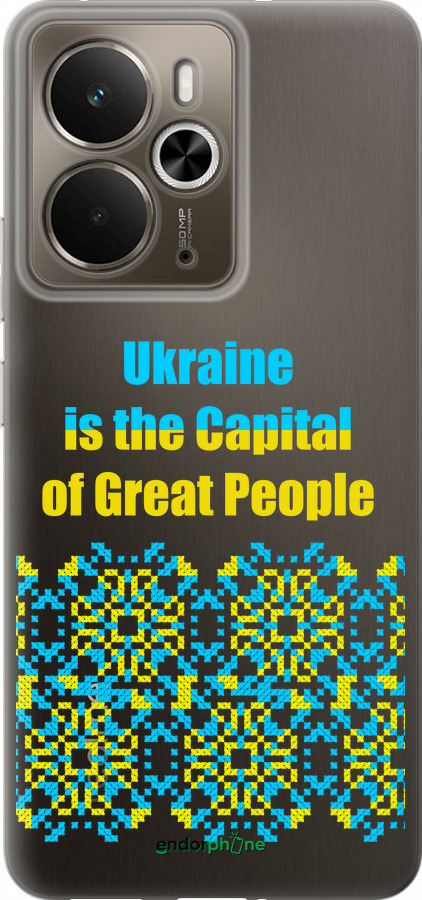 Силіконовий чехол Ukraine  для Realme 14 5G / 14T 5G - 5283u-4024 изображение 