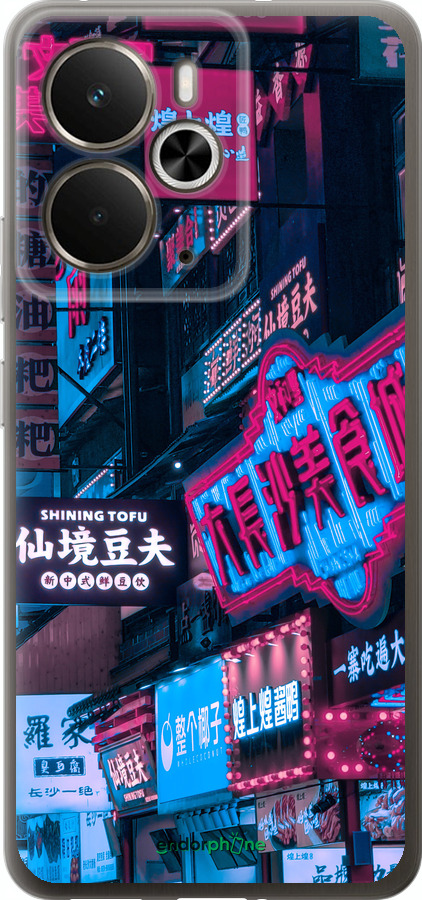 Силиконовый чехол Hong Kong City для Realme 14 5G / 14T 5G - 5536u-4024 изображение 