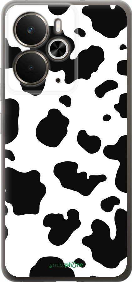Силиконовый чехол Шкура коровы для Realme 14 5G / 14T 5G - 5576u-4024 изображение 