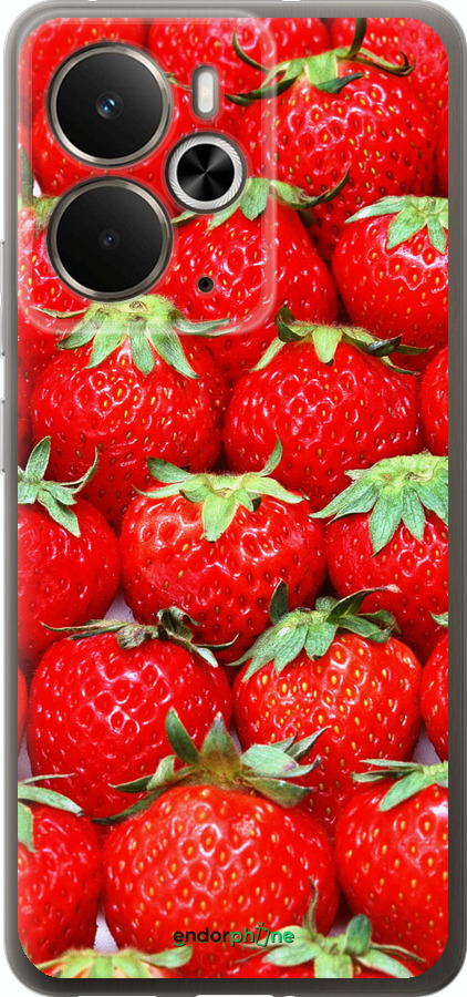 Силиконовый чехол Клубника для Realme 14 5G / 14T 5G - 6020u-4024 изображение 