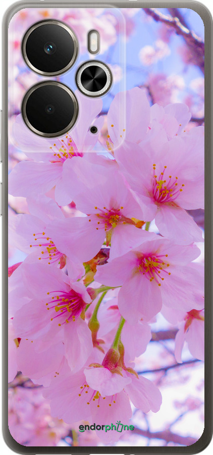 Силиконовый чехол Сакура для Realme 14 5G / 14T 5G - 6029u-4024 изображение 