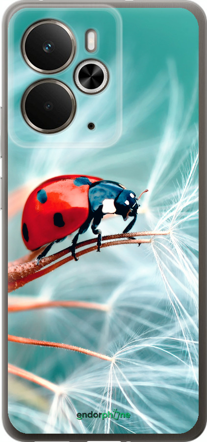 Силиконовый чехол Божья коровка для Realme 14 5G / 14T 5G - 6049u-4024 изображение 