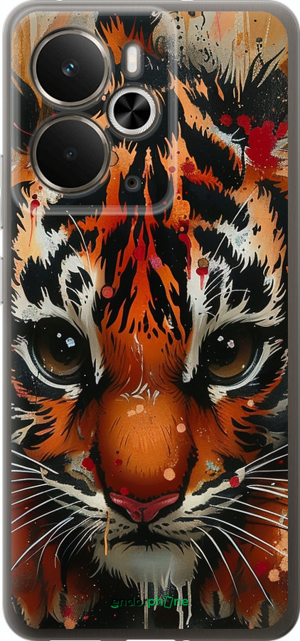 Силіконовий чехол Mini tiger для Realme 14 5G / 14T 5G - 6052u-4024 изображение 