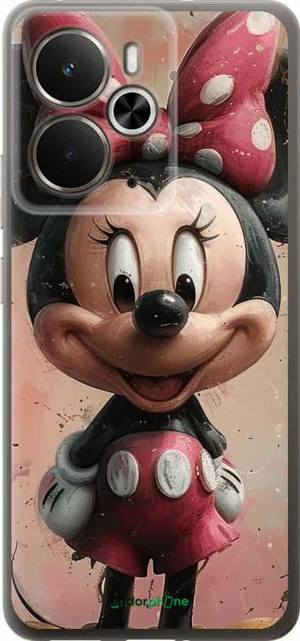 Силиконовый чехол Minnie Mouse для Realme 14 5G / 14T 5G - 6054u-4024 изображение 
