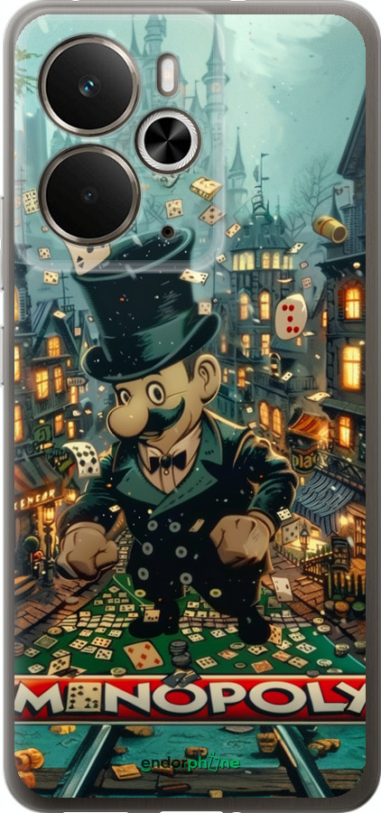 Силиконовый чехол Сказочный Monopoly для Realme 14 5G / 14T 5G - 6086u-4024 изображение 