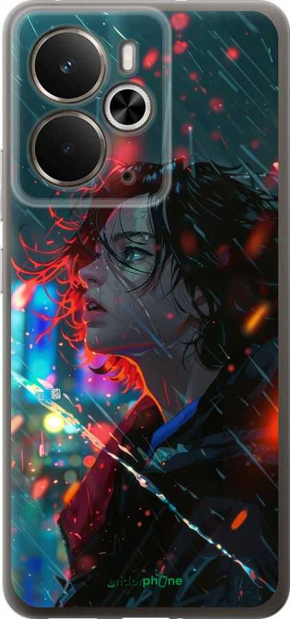 Силиконовый чехол Ночные огни для Realme 14 5G / 14T 5G - 6096u-4024 изображение 