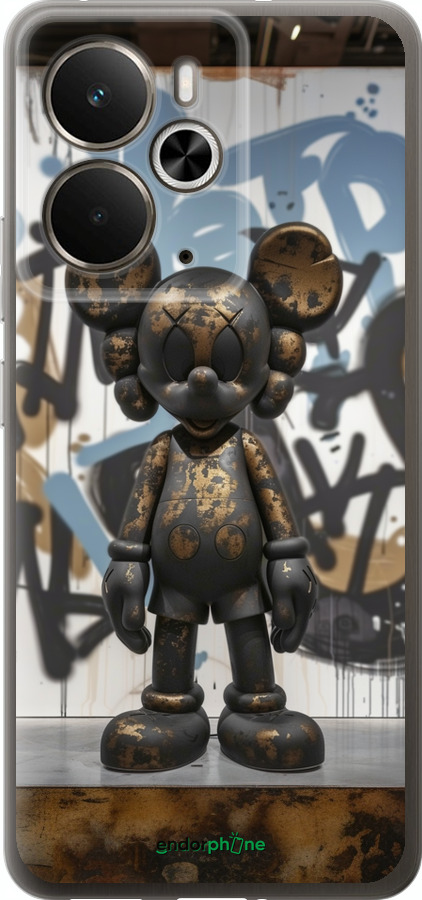 Силіконовий чехол Bronze kaws v2 для Realme 14 5G / 14T 5G - 6098u-4024 изображение 