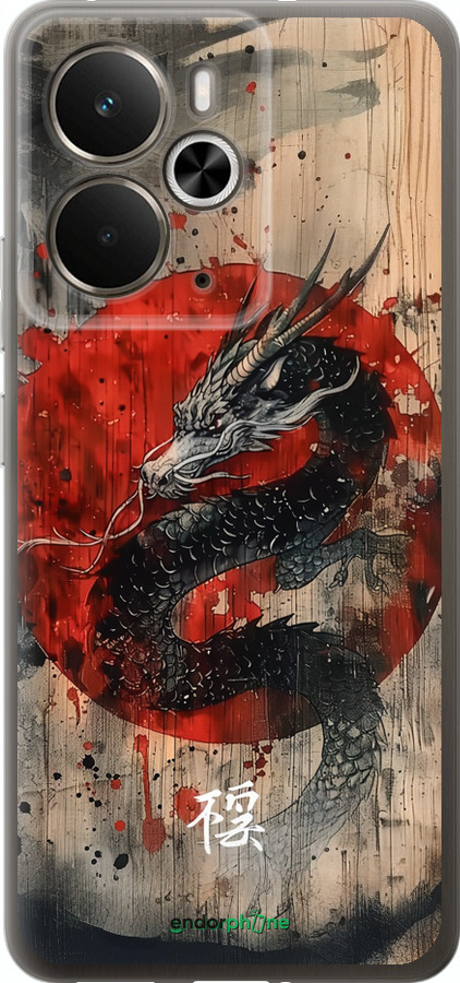 Силиконовый чехол Восточный дух для Realme 14 5G / 14T 5G - 6100u-4024 изображение 
