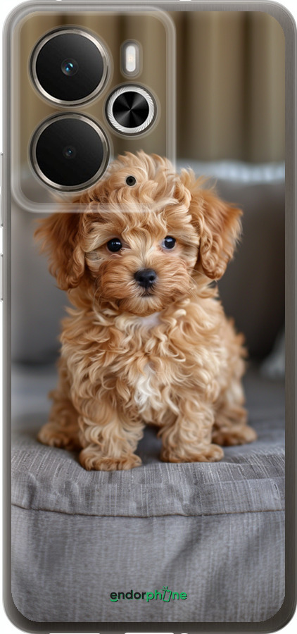 Силиконовый чехол Mini-maltipoo для Realme 14 5G / 14T 5G - 6158u-4024 изображение 