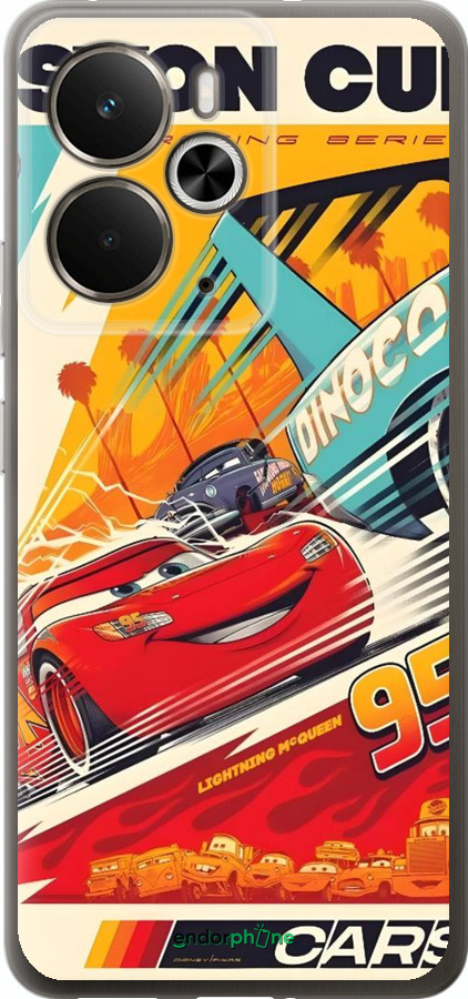 Силиконовый чехол Тачки для Realme 14 5G / 14T 5G - 6288u-4024 изображение 