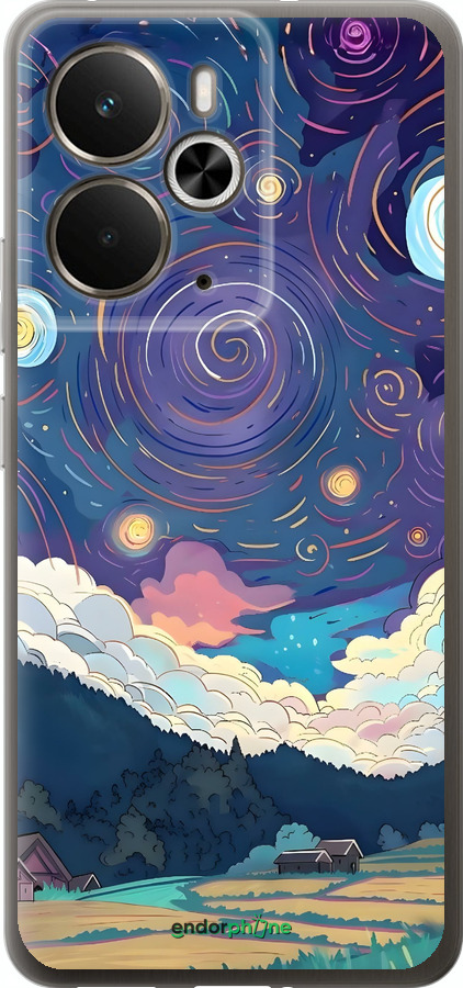 Силиконовый чехол Креативный арт для Realme 14 5G / 14T 5G - 6322u-4024 изображение 