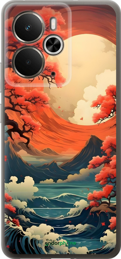 Силіконовий чехол Природа Японії для Realme 14 5G / 14T 5G - 6327u-4024 изображение 
