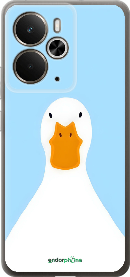 Силиконовый чехол Гусь для Realme 14 5G / 14T 5G - 6350u-4024 изображение 