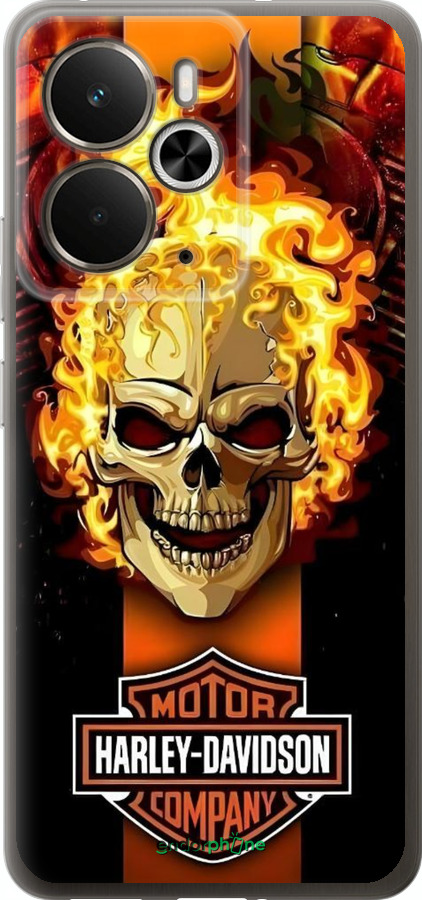 Силіконовий чехол Харлей девидсон для Realme 14 5G / 14T 5G - 6370u-4024 изображение 