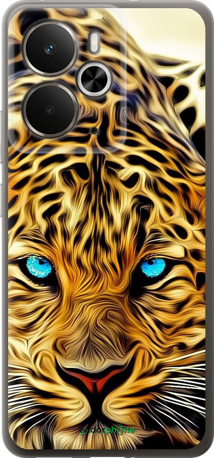Силиконовый чехол Леопард для Realme 14 5G / 14T 5G - 6611u-4024 изображение 