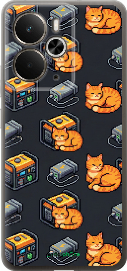 Силиконовый чехол Autonomous Zone для Realme 14 5G / 14T 5G - 6771u-4024 изображение 