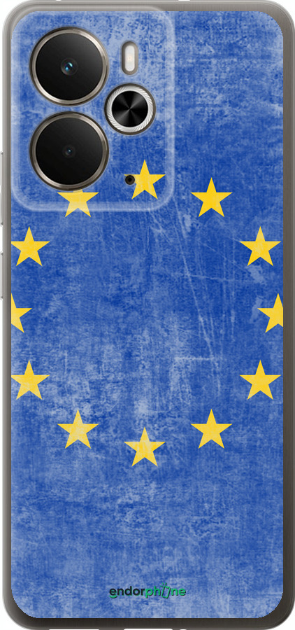 Силиконовый чехол Евросоюз 4 для Realme 14 5G / 14T 5G - 765u-4024 изображение 