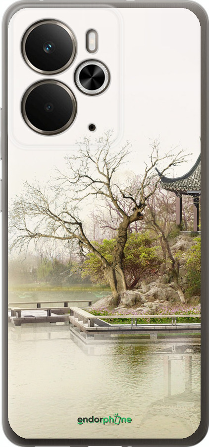 Силиконовый чехол Японский пейзаж для Realme 14 5G / 14T 5G - 776u-4024 изображение 