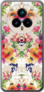 Силиконовый чехол Цветочный узор для Realme 14 PRO + - 1083u-3968 изображение 