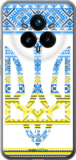 Силіконовий чехол Герб - вишиванка жовто-блакитна  для Realme 14 PRO + - 1197u-3968 изображение 