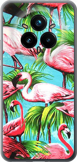 Силиконовый чехол Tropical background для Realme 14 PRO + - 4016u-3968 изображение 