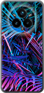 Силіконовий чехол Папороть під ультрафіолетом для Realme 14 PRO + - 4069u-3968 изображение 