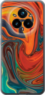 Силиконовый чехол Абстрактный фон для Realme 14 PRO + - 4547u-3968 изображение 